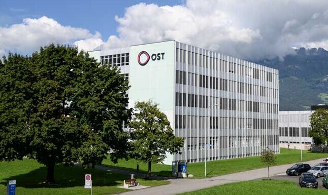 [Translate to English:] Blick auf den OST Campus Buchs 