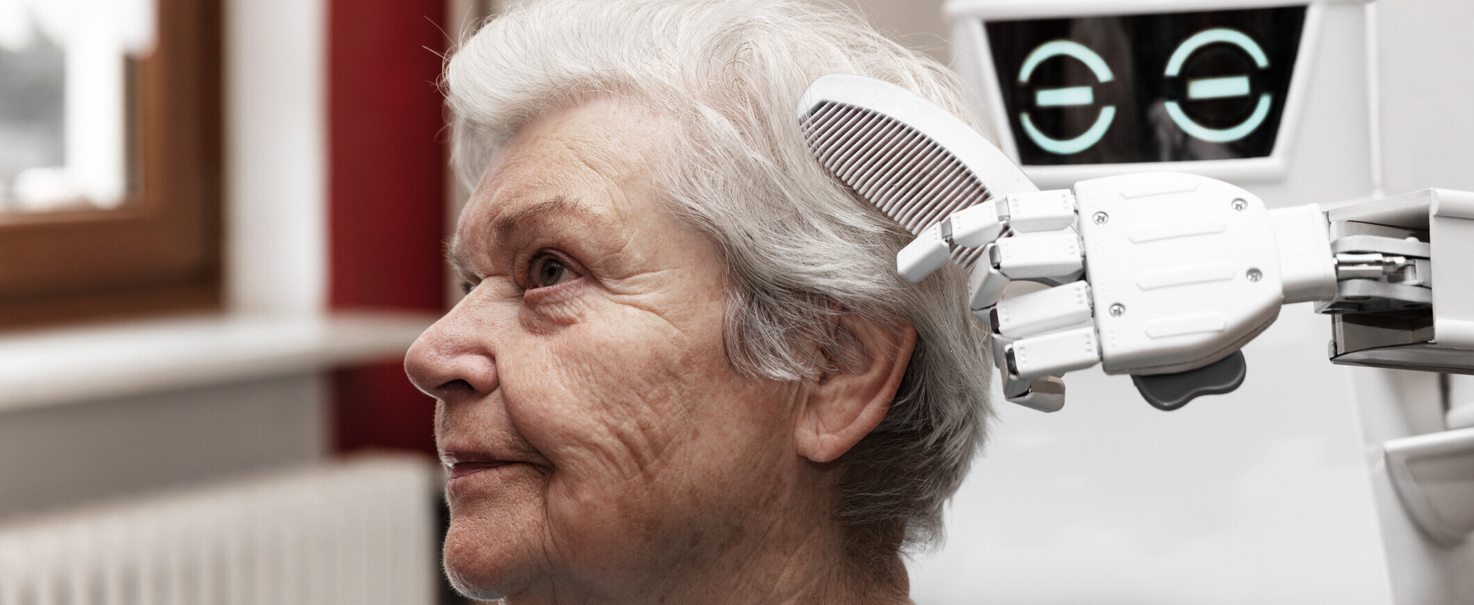 Roboter haarkämmend