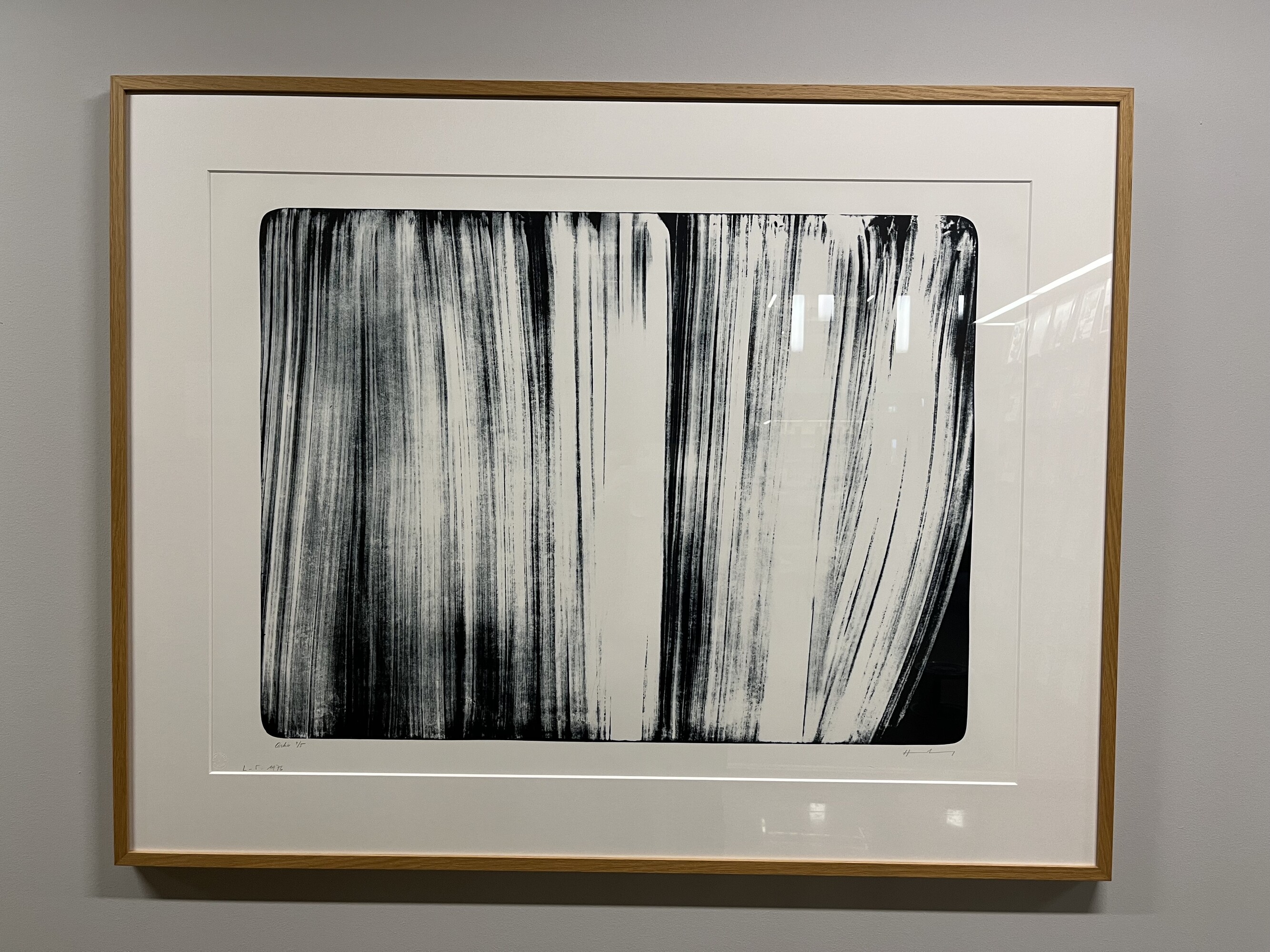 Hans Hartung, L-05-1976, Originallithografie (1976)