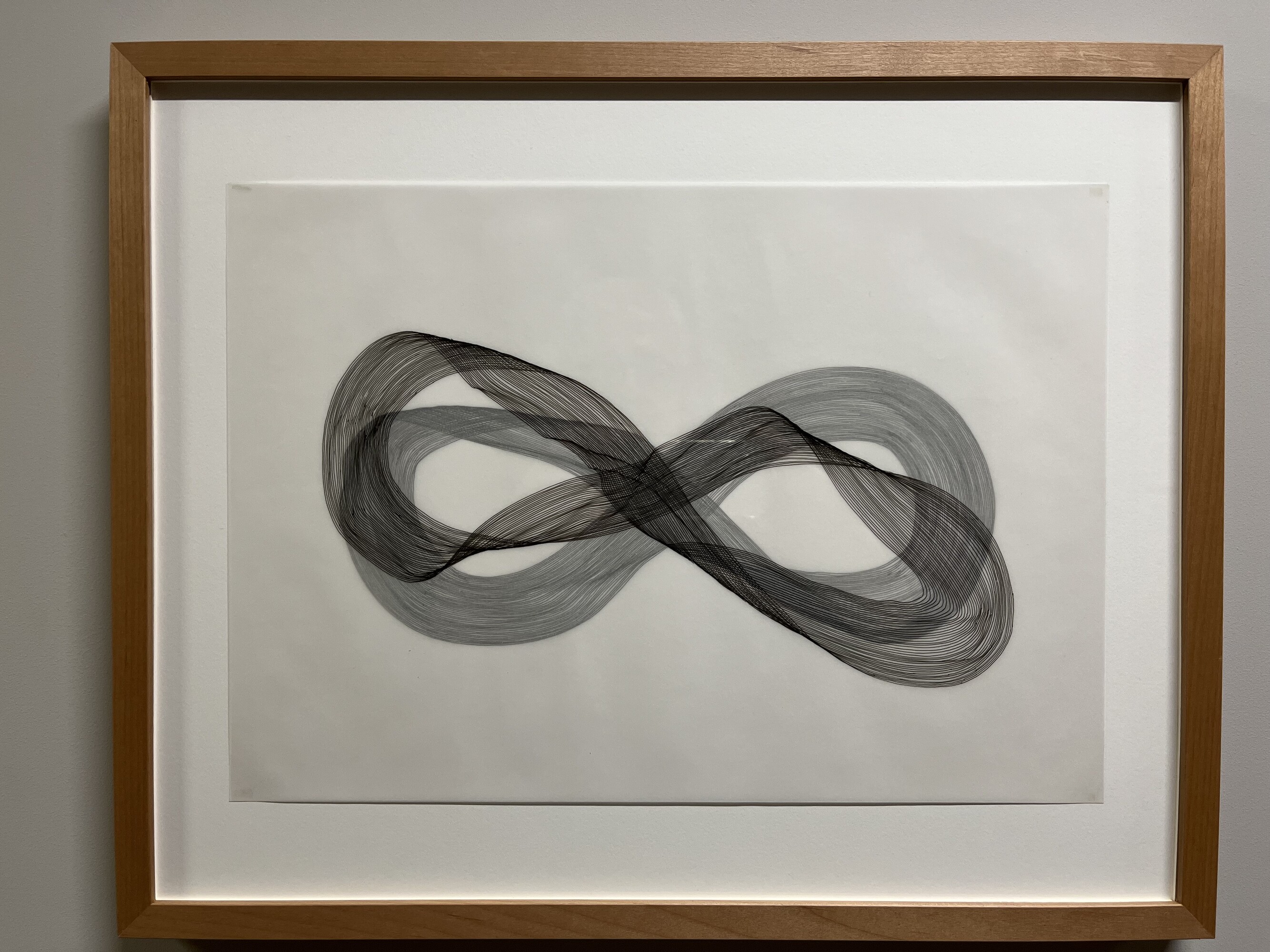 Beatrice Dörig, Infinity², Tusche auf Transparentpapier (2021)