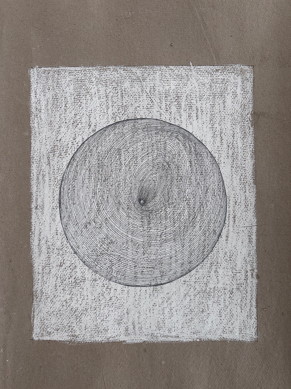 Beatrice Dörig, Planets 1–10. Becoming Form – Ausgleichen, Bleistift und Ölkreide auf Papier (2024)