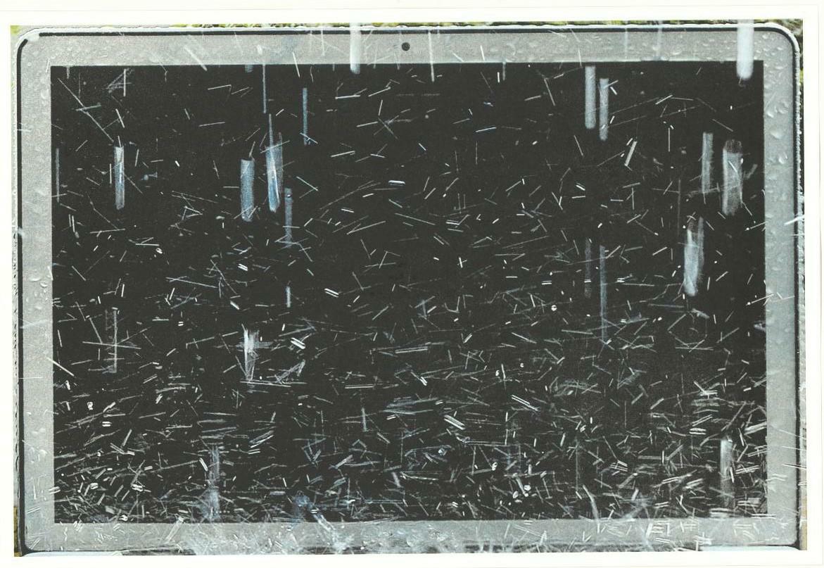 Anne-Julie Raccoursier, Wind-up, Lithografie, Aluminiumplatte auf Stein (2020)