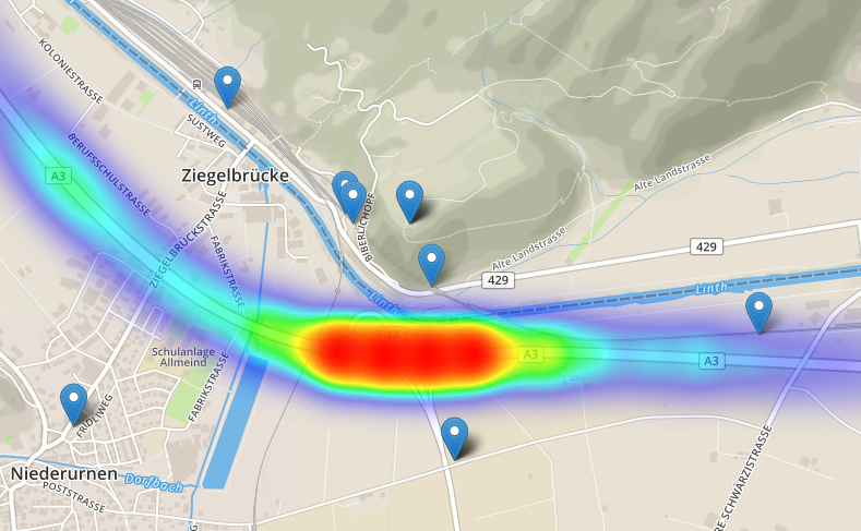Mit der leistungsfähigen Messtechnik im Inneren des HSR Funkmesslabor-Autos lassen sich unter anderem genaue Abdeckungskarten über Funk- und Datenmessungen erstellen.